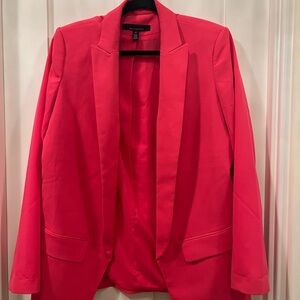 Bright Coral/Watermelon Blazer from WHBM Size 12